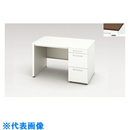 ナイキ　片袖デスク　（パネル脚タイプ） （品番:XEHH127GP-WWN）（注番2088446）・（送料別途見積り,法人・事業所限定,直送）