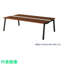 ナイキ　大型ベンチテーブル　（基本型）　（両面タイプ） （品番:RXFN1412K-BWN）（注番2091828）・（送料別途見積り,法人・事業所限定）【大型】