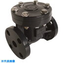 エスロン スイングチャッキ 本体材質PVC シール材質PTFE+FKM JIS10KF 150A (品番:SCV1FVE)(注番2118938)
