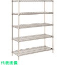 エレクター スーパーシリーズ・サイドアップシェルフ MU910 間口910mm×奥行460mm×高さ2197mm DB付 5段 (品番:MU910-P2200W-5)(注番2147917)・(送料別途見積り,法人・事業所限定,直送)