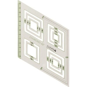 クロバー ピーステンプレートひし形60° (品番:57-996)(注番2150925)・(送料別途見積り,法人・事業所限定,取寄)