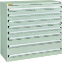 TRUSCO VE13S型キャビネット 1300X550XH1200 引出8段 (品番:VE13S-1203-W)(注番2152855)・(法人・事業所限定,直...