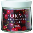 アスベル フォルマ 密閉ガラスポット MG−500 ホワイト 《36個入》 (品番:114397)(注番2170689×36)・(送料別途見積り,法人・事業所限...