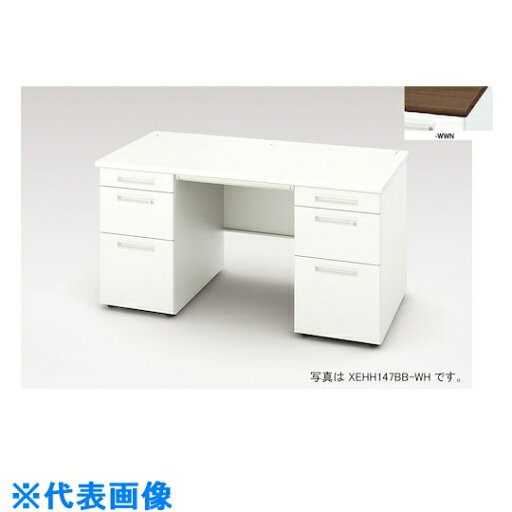 ナイキ 両袖デスク (品番:XEHH147BB-WWN)(注番2175700)・(送料別途見積り,法人・事業所限定)【大型】 ナイキ 両袖デスク (品番:XEHH147BB-WWN)(注番2175700)・(送料別途見積り,法人・事業所限定)【大型】