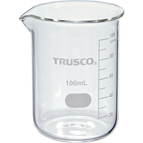 TRUSCO　ガラスビーカー　100ml （品番:GB-100）（注番2179225）