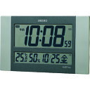 SEIKO 電波時計 セイコーネクスタイム ZS451S 銀色 150×260×26mm (品番:ZS451S)(注番2208600)