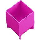 TRUSCO プラボックス Aサイズ 50X50X55 (4個入) (品番:PT-A4)(注番2222426)(4)