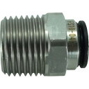 チヨダ ファイブSUSメイルコネクタ 10mm・R1/2 (品番:FS10-04M)(注番2229366)