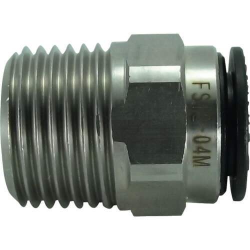 チヨダ　ファイブSUSメイルコネクタ　12mm・R1／2 （品番:FS12-04M）（注番2229391）