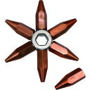 千代田 1号溶接火口 (7本星組) (品番:LAW-T)(注番2240261)
