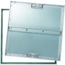 ■ダイケン 床点検口アンダーハッチ 取手簡易ロックタイプ 450×450 (品番:4HA245L)(注番2262189)・(送料別途見積り,法人・事業所限定,直...