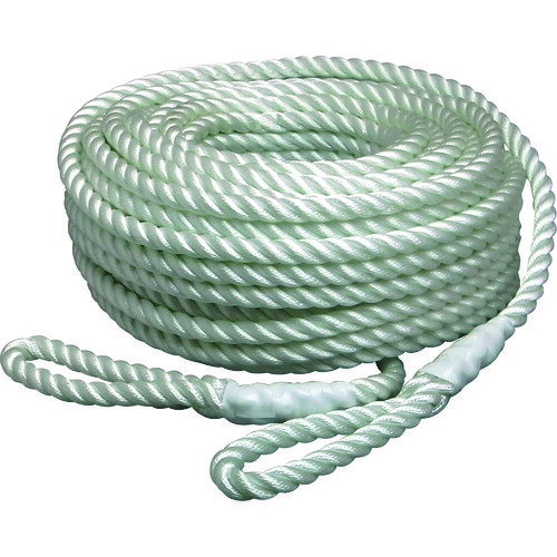 まつうら 電動ウインチ用ナイロンロープ(3打ち) 8mmΦ×50m 両端アイ加工 (品番:NR-3STRAND-8-50)(注番2289519) まつうら 電動ウインチ用ナイロンロープ(3打ち) 8mmΦ×50m 両端アイ加工 (品番:NR-3STRAND-8-50)(注番2289519)