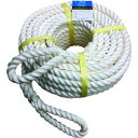 まつうら クレモナSロープ(3打ち) 16mmΦ×200m 両端アイ加工 (品番:KMS-16-200(WR))(注番2289533)・(法人・事業所限定,直送元)(4)