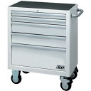 KTC ローラーキャビネット(5段5引出し)ホワイト (品番:EKW-1005WH)(注番2312544)・(送料別途見積り,法人・事業所限定)【大型】