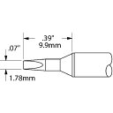 メトカル Metcal CVシリーズ チップカートリッジ (品番:CVC-6CH0018S)(注番2320790)・(送料別途見積り,法人・事業所限定,直送)