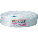 TRUSCO PPロープ 幅6mmX長さ200m 白 (品番:PP-6200)(注番2321718)