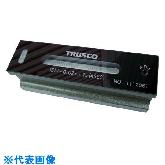 TRUSCO　平形精密水準器　寸法200　感度0．05 （品番:TFL-B2005）（注番23267