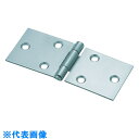TRUSCO スチール製横長蝶番 生地仕上げ 全長51mm (4個入) (品番:415-51N)(注番2336154)
