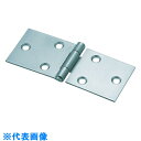 TRUSCO スチール製横長蝶番 三価クロムメッキ仕上げ 全長38mm(4個入) (品番:415-38UNCR)(注番2336243)