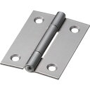 TRUSCO スチール製厚口蝶番 生地仕上げ 全長51mm (10個入) (品番:888-51N)(注番2336740)