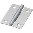 TRUSCO スチール製厚口蝶番 シルバー塗装仕上げ 全長51mm (10個入) (品番:888-51SV)(注番2337100)