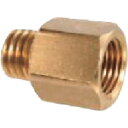 パルサールブ 径違い継手 1/4”F×M12×1.75Mアダプター (黄銅製) (品番:A034)(注番2370480)・(送料別途見積り,法人・事業所限定,取...
