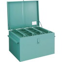 TRUSCO 大型車載用工具箱 中皿付 1400X750X590 (品番:F-1400)(注番2390540)・(法人・事業所限定,直送元)
