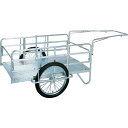 昭和 アルミ折畳みリヤカー 積載面(長さ×幅)900×600mm ノーパンクタイヤ (品番:NS8-A1)(注番2394626)・(送料別途見積り,法人・事業所...