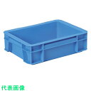 DIC D型コンテナ D-1 ボックス型 外寸:W366×D274×H109 青 (品番:D-1-B)(注番2430487)