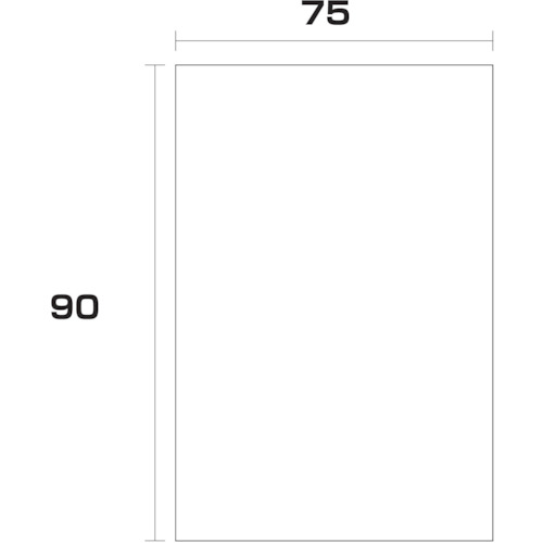 □グリーンクロス　ポリエチレン袋　厚み0．05　2000枚　75幅x長さ90mm （品番:6300004954）（注番2444055）・（法人・事業所限定,直送元）