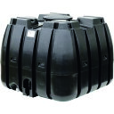□スイコー スーパーローリータンク 2000L 黒 (フタ含む) (品番:SLT-2000-BK)(注番2449398)・(法人・事業所限定,直送元)