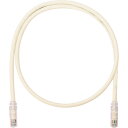 PANDUIT カテゴリ6A UTPパッチコード 24AWG単線 ケーブル径:Φ6.4mm 10m オフホワイト UTP6AX10M (品番:UTP6AX10M)(注番2477320)(4)
