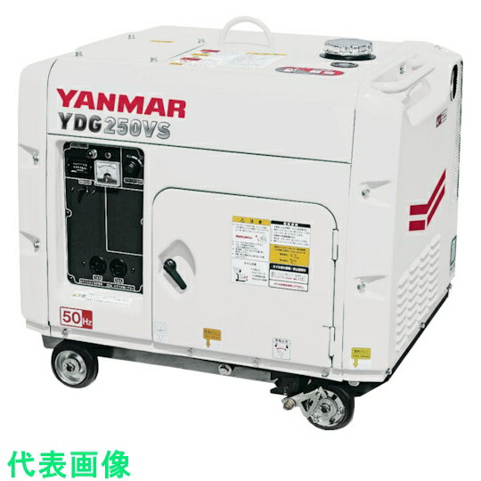 ヤンマー　空冷式ディーゼル発電機（交流専用） （品番:YDG250VS-5E-W）（注番2483967）・（法人・事業所限定,直送元）