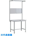 TRUSCO 軽荷重作業台(300kg)AE型 900X750XH1948(全高) ツールハンガーフルセット付 ホワイト色 (品番:RAE-0975THFS-W...