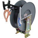 TRIENS 電気溶接ケーブルリール自動巻 アースクリップ仕様 38sqX15m (品番:SDR-3815A)(注番2492686)・(法人・事業所限定,直送元...