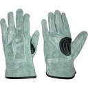 おたふく オイル床革手袋 我天 銀アテ付き M (品番:K-495-M)(注番2509384)