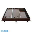 ■カネソウ 大口径マシンハッチ 充填用 屋内用 二重蓋 密閉形 (防水・防臭形) スチール製 ステンレス目地 (品番:W-14E-900-HANDORUNASH...