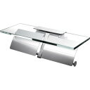 □SANEI ダブルペーパーホルダー棚付 (品番:W2808)(注番2528298)・(送料別途見積り,法人・事業所限定,取寄)