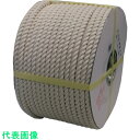 まつうら 綿ロープ (3打ち)12mmΦ×100m ドラム巻 (品番:M-R-12X100-DR) (注番2537509)