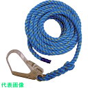 まつうら 親綱(介錯)青ロープ 16mmΦ×7m 片側大口径フック付 (品番:OYAZUNA-NT-1607BLUE)(注番2539070)・(法人・事業所限定...