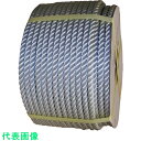 まつうら ナイロンロープ(3打ち)12mmΦ×100m ドラム巻 (品番:NR-12X100-DR)(注番2539085)