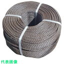 まつうら ポリエチレンロープ(3打ち) 6mmΦ×200m こげ茶 (品番:PE-6X200-DBRN)(注番2540646)