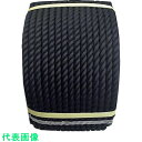 まつうら ビニロンロープ(3打ち)12mmΦ×100m 黒 ドラム巻 (品番:VL-12X100BK-DR)(注番2540668)