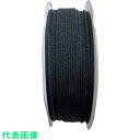 まつうら 綿ロープ (3打ち)3mmΦ×300m 黒 ドラム巻 (品番:M-R-3X300BK-DR) (注番2540680)