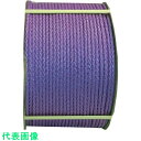 まつうら PEフィルムロープ(8打ち、芯なし) 8mmΦ×300m 紫 ドラム巻 (品番:PE-FILM-8X300VIO-DR)(注番2543852)・(法人...