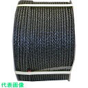 まつうら PEフィルムロープ(8打ち、芯なし) 8mmΦ×300m 黒 ドラム巻 (品番:PE-FILM-8X300BK-DR)(注番2545348)・(法人・...