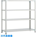 TRUSCO CB型セミボルトレス軽中量棚 1200X300XH1200 4段 WG色 (品番:CB-4434-WG)(注番2545613)・(法人・事業所限定,直送元)