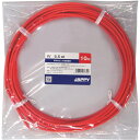 JAPPY ビニル絶縁電線 (品番:IV-5.5-SQ-RED-15M-JP)(注番2570427)・(送料別途見積り,法人・事業所限定,取寄)