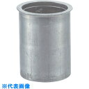 TRUSCO クリンプナット薄頭アルミ 板厚4.0 M8X1.25 (17個入) (品番:T-BNF-8M40A)(注番2575213)