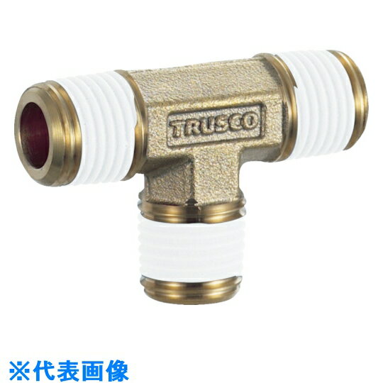 TRUSCO　ねじ込み継手　チーズ　R1／8XR1／8XR1／8 （品番:TN-01T）（注番2576732） 1